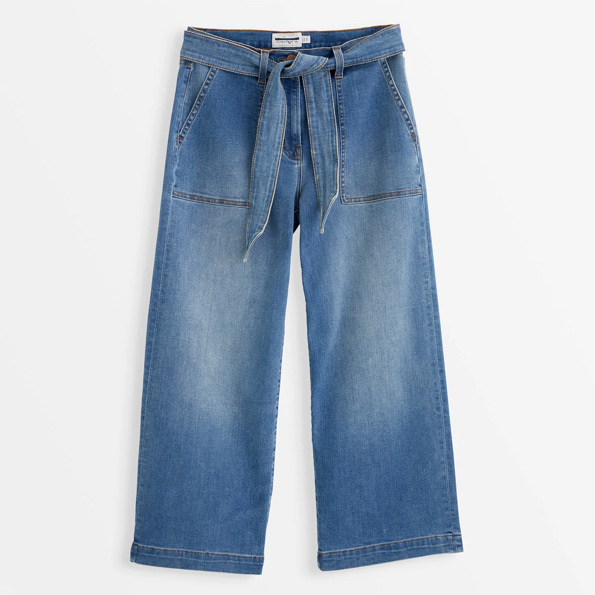 Cropped Wide Leg Jean