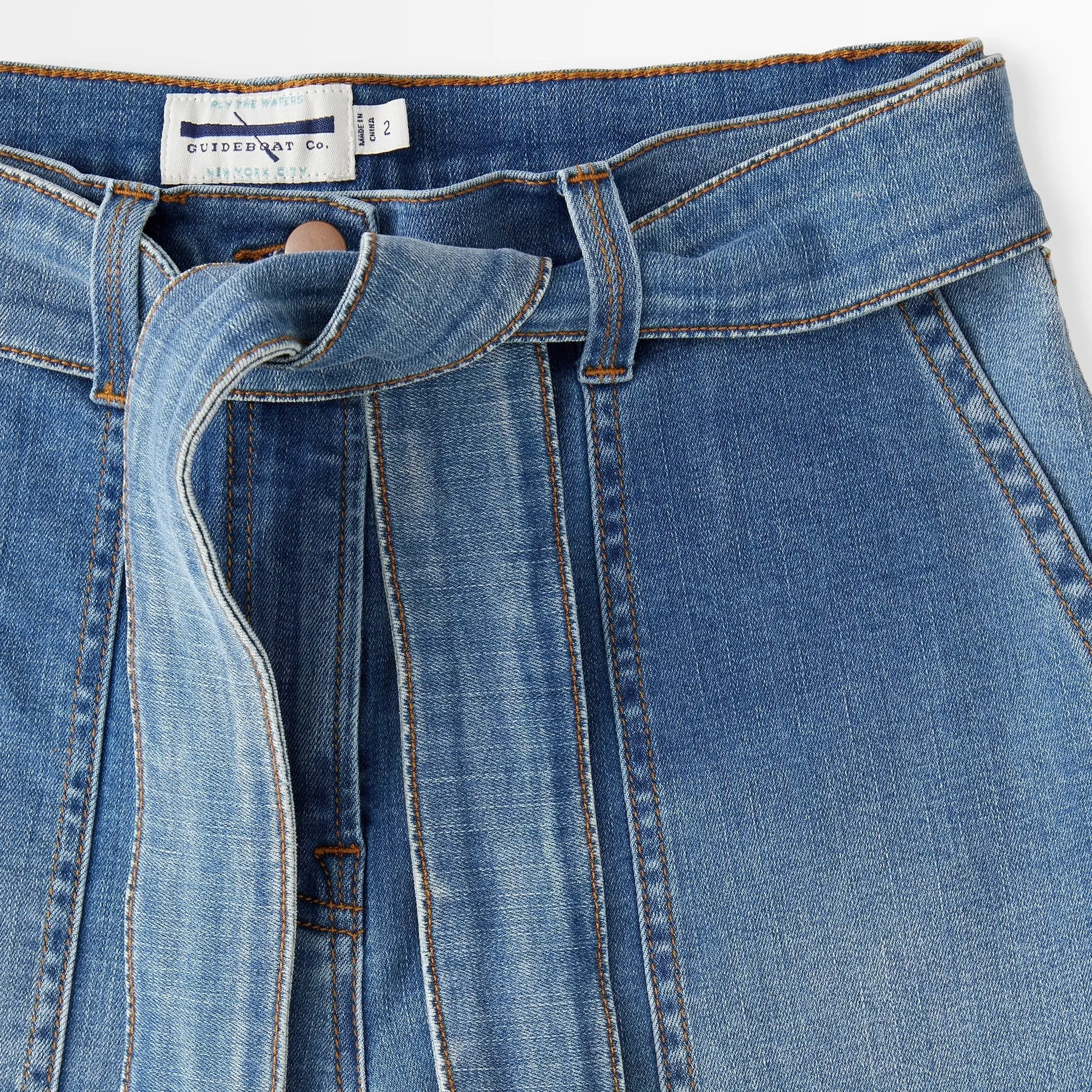 Cropped Wide Leg Jean