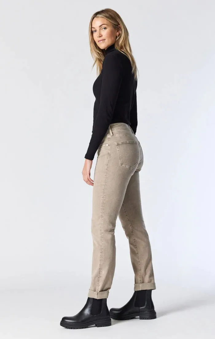 Kathleen Slim Boyfriend  Nude Jeans
