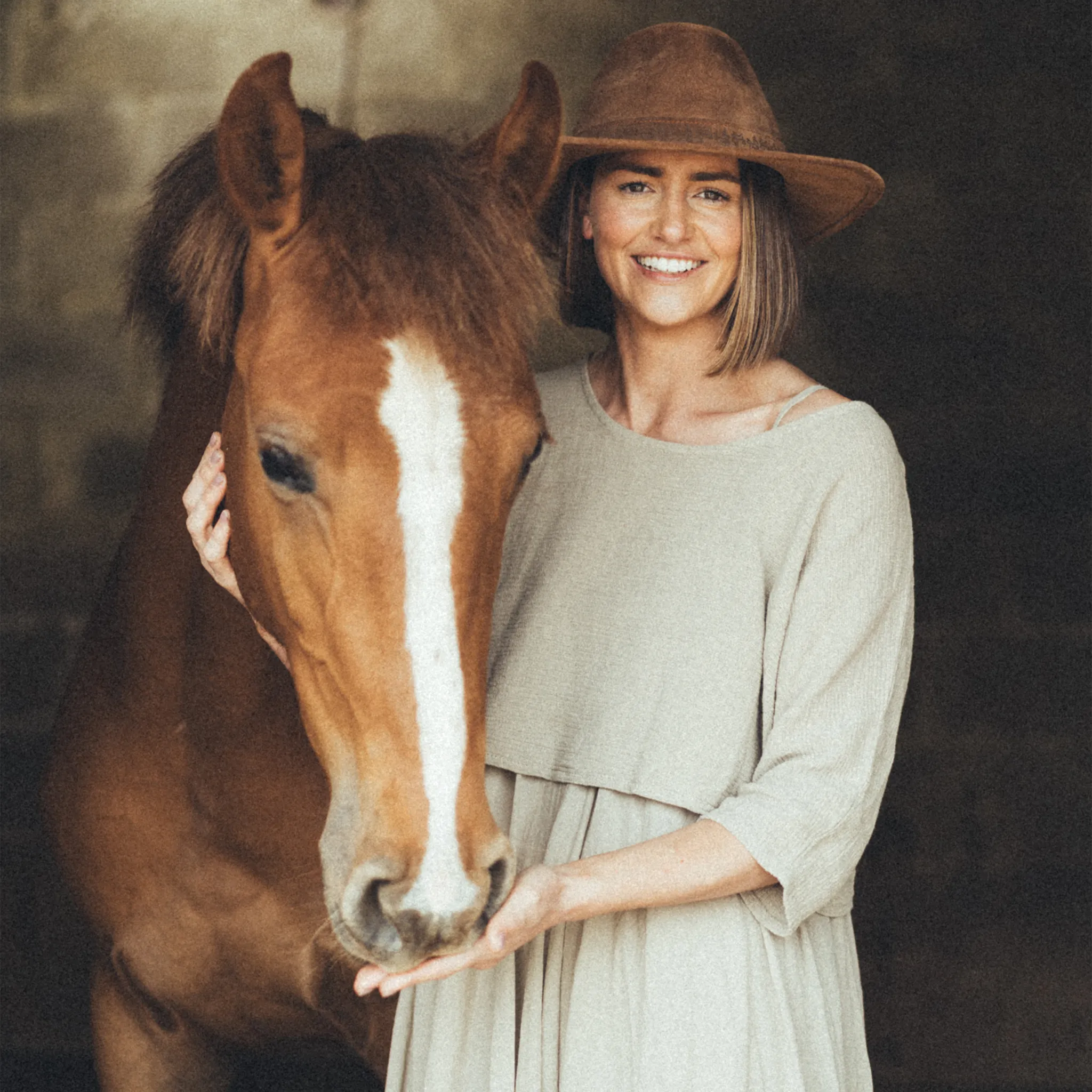 Layered Wheat Dress