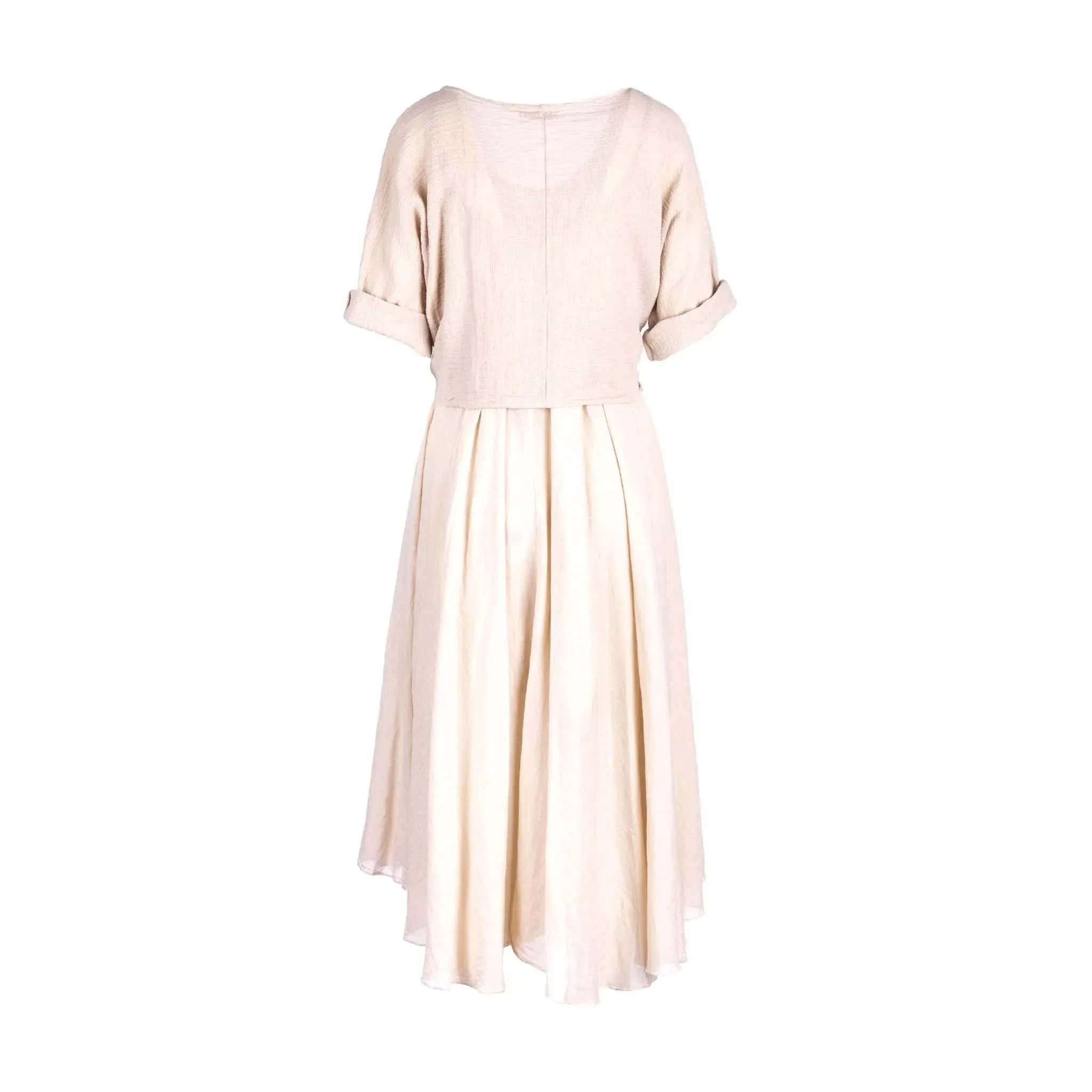 Layered Wheat Dress